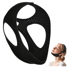 Adjustable Anti Snoring Chin Strap for Men and Women, Breathable Neoprene Sleep Apnea Aid