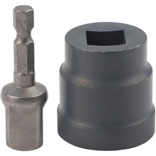 Scissor Jack Drill Adapter Heavy Duty RV Stabilizer Jack Socket with AntiSlip Grip and  Torque 1