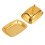 Goldfarbenes Obsttablett, europäischer Stil, 7