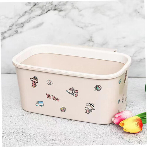 Bakeware Organizer Hanging Storage Basket with Stickers for Kitchen Bathroom Dorm Bed Rails 1