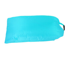 Oppblåsbar lenestol for camping, ergonomisk støtteluftsseng lett vanntett oppblåsbar sofa enkel oppblåsing bærbar sammenleggbar med