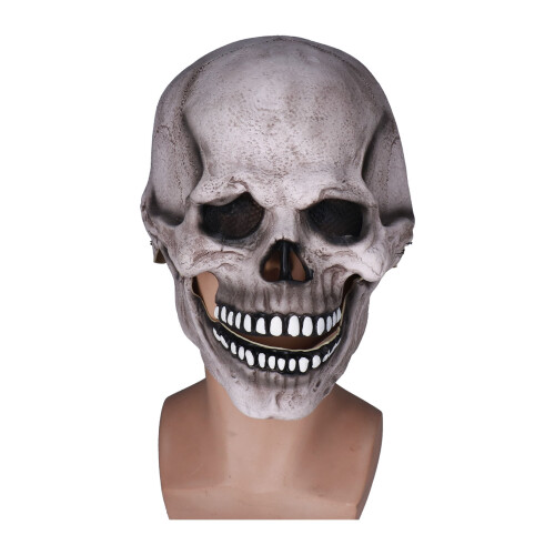 Μάσκα προσώπου με τρόμο και φάντασμα για το Halloween, ρεαλιστικό κινητό κράνος από