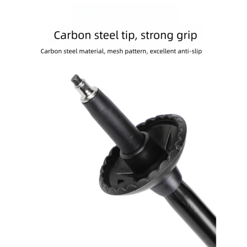 Bengala de caminhada com cabo ergonômico e ajustável, com design de fixação dupla. 2
