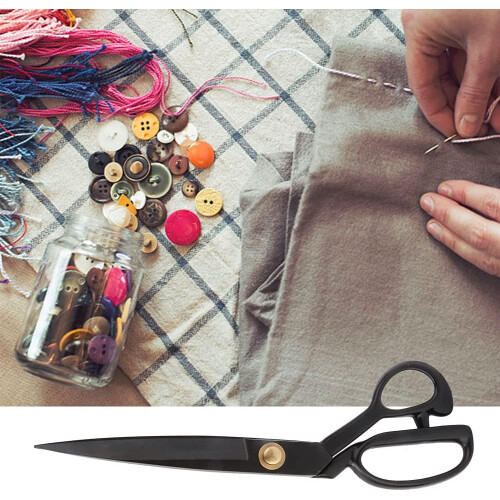 Adjustable Steel Tailor Scissors Smooth Cutting for Sewing Clothes and Fabric 2