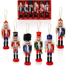 Decorațiuni de Crăciun în formă de Spargător de Nuci, Figurine Asortate în formă de Spargător de Nuci cu Diferite Modele și Stiluri pentru
