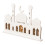 Lightweight Friendly White Wood Castles Figurine for Placement 1