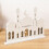 Lightweight Friendly White Wood Castles Figurine for Placement 6