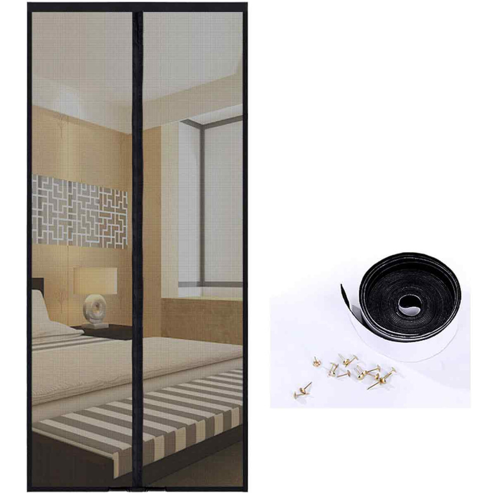 Screen Door Magnetic, Alternative Size: 47X86 Inch, Full Frame Seal Ensuring Continual Closure, Ideal For High-Traffic Doors In Kid And Pet Friendly H 9466005385213