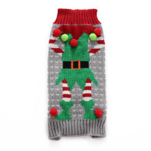 Kersttrui voor honden, gemakkelijk aan te trekken, stijlvolle winterjas voor honden, perfect voor sociale gelegenheden, gemaakt van acryl voor een
