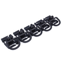 Suporte para garrafa de água para mochilas táticas MOLLE, argolas de chaveiro em fita com base giratória de 360 graus, compatível com alças de
