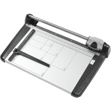 Paper Cutter A2 Rotary Trimmer with Desktop Mount for Precise Cutting up to 15 Sheets