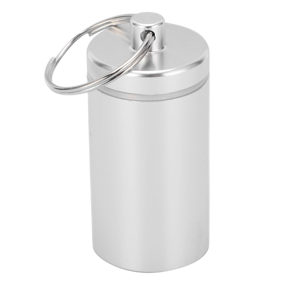 Stylish Keychain Pill Case, Waterproof Bottle for Outdoor Activities, Useful and Cute Shape, Ideal for Emergency Pills, Vitamins, and Small First Aid