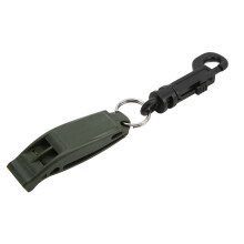 Sifflet de survie en extérieur avec clip, volume sonore perçant pour des signaux SOS efficaces, matériau de qualité militaire, durable et léger.
