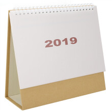 Calendario da scrivania pieghevole, design moderno e compatto per una pianificazione efficiente, rilegatura a spirale in carta spessa, copertura di