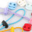 Sturdy Pig Nose Styles Cord LocksAssorted Color-Deep purp 6