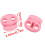 Sturdy Pig Nose Styles Cord LocksAssorted Color-Deep purp 5