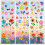 Seasonal Window Clings Flower Pattern Easy Application Safe-B 7