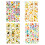 Seasonal Window Clings Flower Pattern Easy Application Safe-B 2