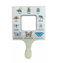 Natural Viewfinder, Wooden Photo Frame For Leaf Observer, Lightweight And Compact, Ideal For Nature Walks And Drawing Classes, Identifies Common Cloud