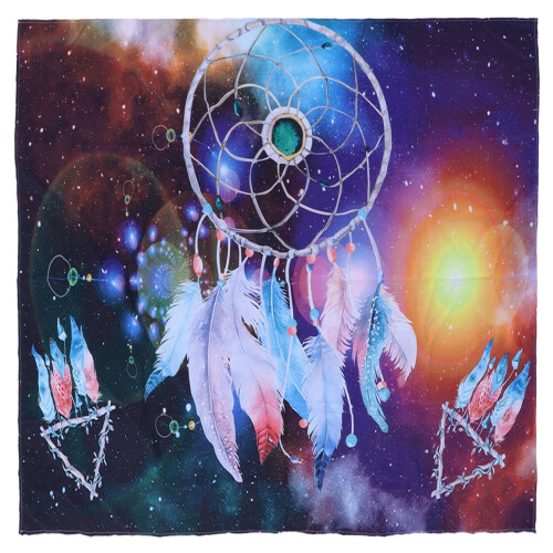 Ταπισερί Dream Catcher, Μποέμικο Κρεμαστό Τοίχο με Φτερά, Διακόσμηση από Πολυεστερικές