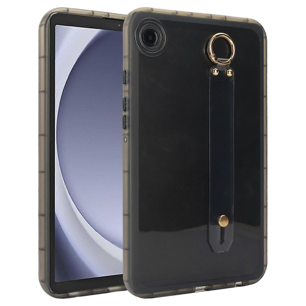 For Samsung Galaxy Tab A9 Case Shockproof Tpu Tablet Cover With Wristband Black 6935161373486