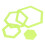 4PCS Set Quilten Hex Vorlage Acryl 7