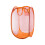 Folding Laundry Bin Household Clothes Container-Orange style 1