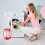 Folding Laundry Bin Household Clothes Container-Orange style 4