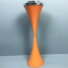 Outdoor Standing Ashtray with Lid for Patio, Tall Metal Cigarette Butt Receptacle, Commercial Cigar Container (A1)