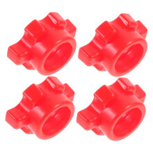 Barbell Clamps Set of 4 with Dumbbell Spinlock Collars, Secure Weightlifting Clips for Home Gym Fitness Equipment
