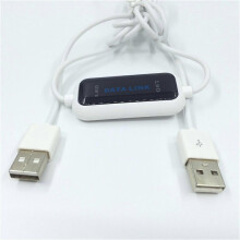 Câble USB pour connexion directe PC à PC, partage en ligne, synchronisation, câble avec voyant LED
