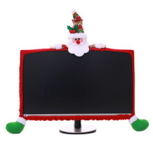 Husă decorativă pentru monitor cu atmosferă festivă, husă elastică anti-praf pentru monitor, pentru materiale de calitate și design creativ