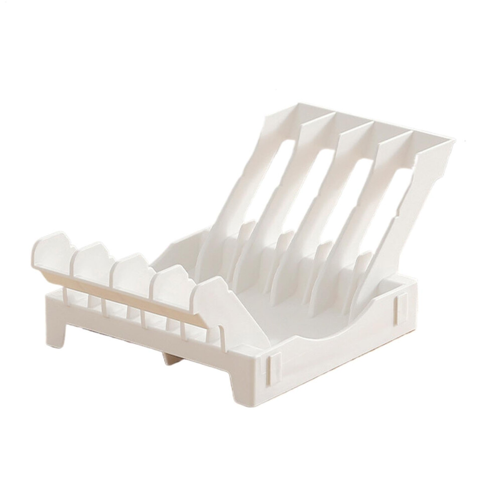Dish Drying Rack with VShaped Support, Vertical Plate Organizer for Kitchen Countertop Cabinets-image-OPC-PNNVW58-NEW
