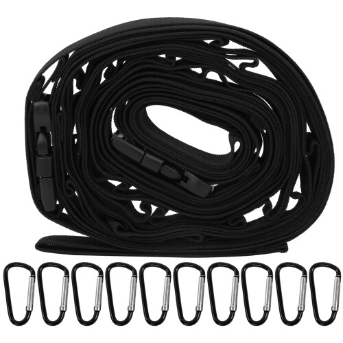 Κορδόνια Bungee Carabiner Ανώτερης Ελαστικότητας, Ανθεκτικά στη Σκουριά Σιδερένια 1