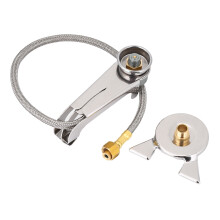 Réchaud de camping coupe-vent, mini-brûleur portable, adaptateurs de tuyau de propane légers, convertisseur de réchaud d'extérieur durable,