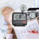 Foldable Digital Travel Alarm Clock Folding Bedside Clock with Snooze Mode 2