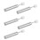 Drawer Damper Noise Reduction Silver 5pcs 11