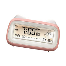 Belle horloge électronique à panneau tactile moulé par Puss-Rose