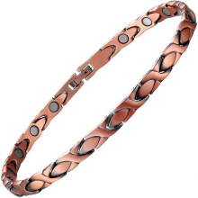 Copper Bracelet Anklet For Women 10.0 Inches Adjustable Ankle Bracelet