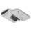 Stainless Steel Fish Roasting Pan Deep Oven Tray with Lid Silver 1