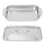 Stainless Steel Fish Roasting Pan Deep Oven Tray with Lid Silver 8