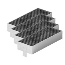 4pcs Activated Carbon Filters Compatible with Extractor Hood Siemens Hz9vrcr0 17004796 / Bosch Hez9vrcr0 17004805 / Neff Z821vr0 17004806 / Gagge