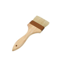 Pastry Brushes for Baking Basting Brush with Boar Bristle and Beech Hardwood Handles Culinary Oil Brush for BBQ Butter Grill BBQ Sauce Baster Mar