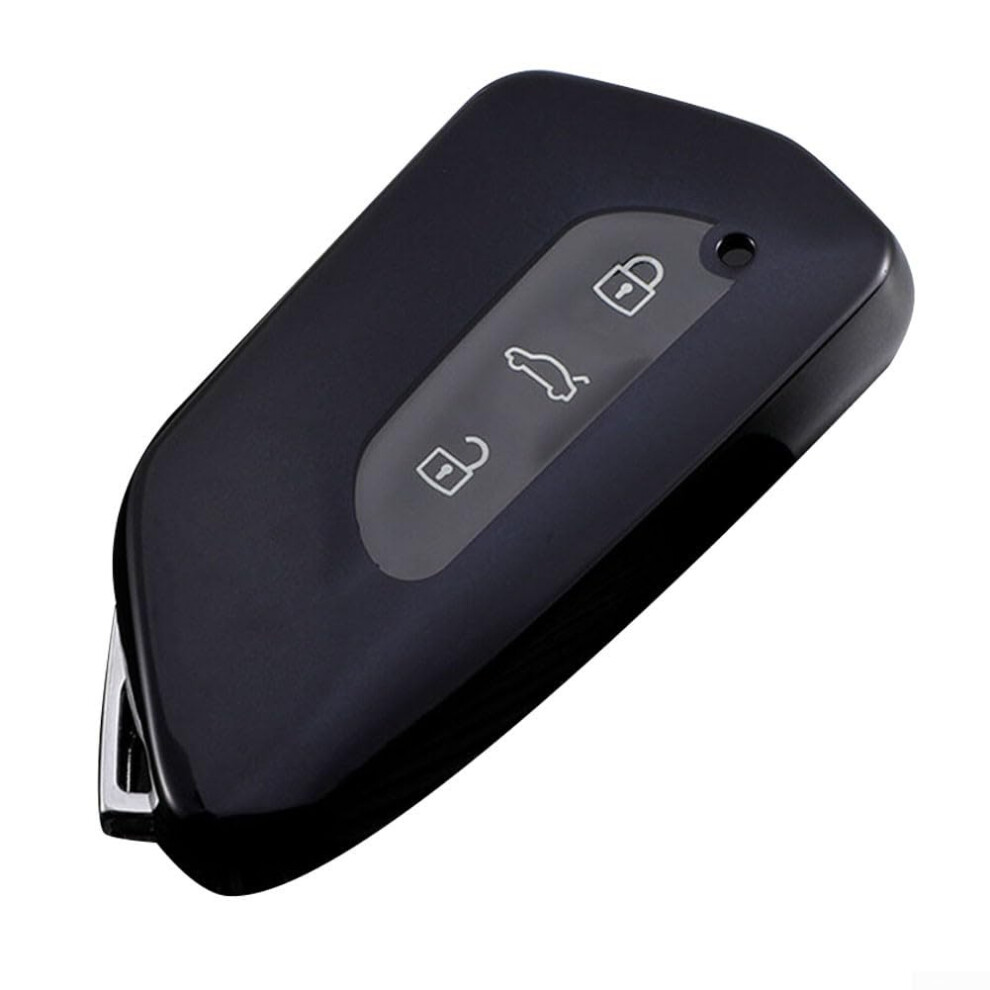 Car Key Fob Cover Shell For Golf Mk8 Gti 20202021, 3 Button Remote Protector, Black 9001264579470
