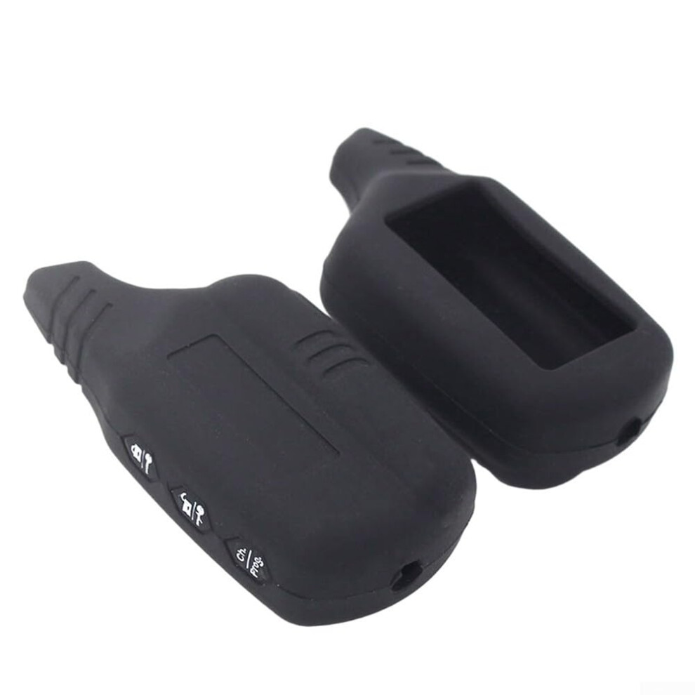 Silicone Car Key Fob Cover Case For B9 B91 B6 B61 A91 A61 Alarm Remote Â Protective Shell Black 9001264579098