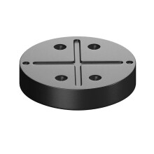 Couvercle rond en plastique pour chauffage de patio,