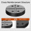 Couvercle rond en plastique pour chauffage de patio, 6