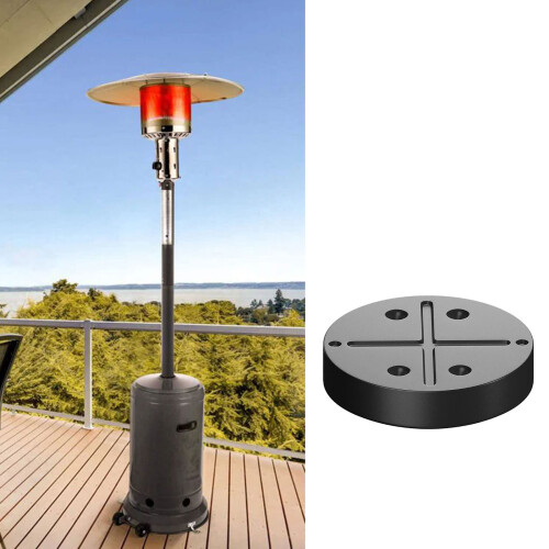 Couvercle rond en plastique pour chauffage de patio, 2
