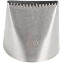 Cake Icing Tip Large Piping Nozzle for Cake Decorating and Crumb Coating (#200)