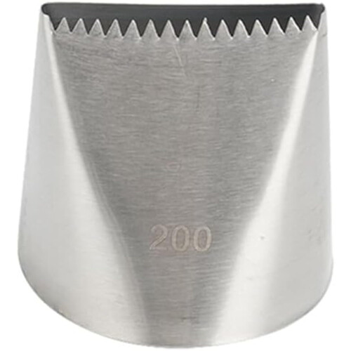 Cake Icing Tip Large Piping Nozzle for Cake Decorating and Crumb Coating (#200)